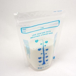 leche materna en bolsa de almacenamiento